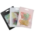Cute cartoon shape metal paper clips in colorful bags, 30 pack stationery set for office. - Mixed Shaped Paper Clips, 30 Pcs/Bag