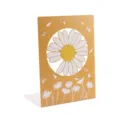 Metal bookend desktop storage organizer yellow daisy hollow flower cute cartoon stationery book support - Daisy