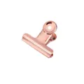 Rose gold metal binder clip, durable paper clamp for office school stationery organization. - 22mm / Rose Gold