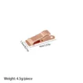 Roségouden metalen bulldog-clip met sterke bijtkracht voor kantoor en documenten. - 40 mm Roségouden binderclips / Roségoud