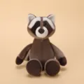 Lindo mapache de peluche suave animal de peluche muñeca lindo colgante de mochila - Muñeca de Mapache / Peluche de 25 cm