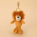 Schattige pluche leeuw sleutelhanger, zachte knuffel tas hanger en leuke schooltas bedel voor kinderen. - Leeuwenhanger