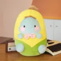 Cute corn dinosaur plush pillow, soft stuffed animal toy for bed, cute cartoon cushion gift. - Corn Dinosaur
