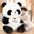 Giant Panda Plush Toy Cute Stuffed Animal Hugging Heart Pillow Soft Birthday Gift for Girlfriend - 45cm / For My Little Princess