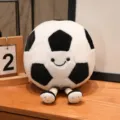 Peluche pallone da calcio carino morbido cuscino bambola regalo per decorazione camera - 16cm / Calcio