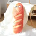 Funny Expression Bread Plush Pillow Cute Simulation Toast Cushion Soft Stuffed Toy Home Decor - 20cm / Smirk Smug Style