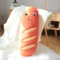 Funny expression bread long plush pillow cute simulation toast doll toy for home decor - 20cm / Cute Style