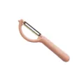 Variante économe fruit et légume rose, outil de cuisine domestique avec poignée ergonomique. - Rose