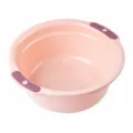 Thickened plastic washbasin with anti-slip handle and hanging hole, approx 32cm wide. - Medium (32cm) / Pink