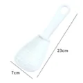 Cuillère de cuisine multifonctionnelle en plastique blanc, râpe à ail, cuillère à riz, 23cm - Grand Avec Emballage / Blanc