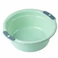 Thickened plastic washbasin household hanging vegetable washing basin student dorm wash basin - Large (35cm) / Green
