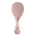 Cute standing rabbit rice paddle, non-stick pink rice spoon kitchen tool for daily cooking. - Nordic Pink