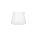 Protecteur de pied de chaise en silicone transparent, protège-meuble pour sols durs. - Blanc
