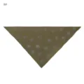Green modal rhinestone rose triangular scarf shawl versatile soft fashion headscarf wrap classy - Style #8