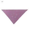 Purple modal rhinestone rose triangular scarf shawl head scarf versatile accessory soft fabric. - Style 13