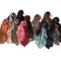 Gradient modal cotton scarf women long hijab soft breathable wrap multichromic - 10 Colors Total, Order Total and Note Colors