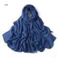 Einfarbiger Chiffon Hijab Schal für Damen, leicht, atmungsaktiv und äußerst elegant. - Code 29