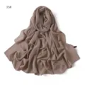 Nahaufnahme der weichen, einfarbigen Chiffon-Tuch Textur, zeigt feine und glatte Stoffdetails. - 35#