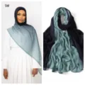 Foulard long en modal dégradé écharpe douce hijab large châle élégant pour femme - Style #9