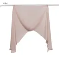 Foulard hijab en mousseline leger uni drapé elegant vetement quotidien confortable doux - Nude