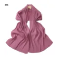 Pleated chiffon scarf detail, sparkling gold dots texture, soft breathable fabric shawl. - Style 15