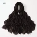 Solid color rayon wrinkled long scarf breathable soft hijab fringe fashion women headwear - Style 52