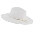 White suede fedora hat for men and women, wide brim couple vintage fashion gentleman hat. - M (56-58cm) / Beige