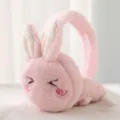 Süße rosa Plüsch Hasen Ohrenschützer, warme Winter Ohrenwärmer für Damen im Alltag. - Süßer Hase (Rosa)