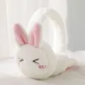 Flauschige süße Winter Hasen Ohrenschützer für Damen, warme Plüsch Ohrenwärmer für Kälte. - Süßer Hase (Weiß)