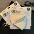 Winter windproof face mask warm cycling breathable UV protection adjustable ear straps beige. - Off-White - Thickened