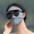 Summer full face sun protection mask breathable UV block sunshade for outdoor sports. - Premium Grey