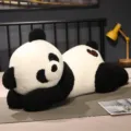 Large cute panda plush toy stuffed animal soft pillow lovely sleeping doll gift for kids - Love Panda / 1m