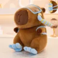 Mignon Jouet en Peluche Capybara avec Masque de Plongée et Bouteille d'Oxygène Variante - Style plongée / 22cm