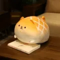 Cute bread corgi plush toy stuffed animal pillow cute soft doll for kids birthday gifts - Orange / 30cm