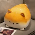 Cute bread cat plush toy, soft toast kitten pillow for kids sleeping on bed and cozy home decor. - 25cm / Original Cat Throw Pillow