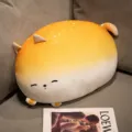 Cute cat bread plush toy, soft toast kitten pillow variant. Perfect cozy animal cushion for kids. - 45cm / Original Cat Cushion