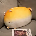 Cute bread cat plush toy pillow, soft stuffed toast kitten doll for kids and home bed decor. - 45cm / Beige Bread Cat Cushion