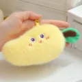 Cute mango plush pendant cartoon fruit keychain fluffy schoolbag backpack charm for girls - Mango