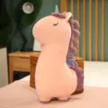 Süßes rosa Einhorn Plüschtier weiches Kuscheltier Kissen für Kinder und Mädchen Geschenk - Rosa / 30cm