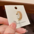 Elegant gold open ring with sparkling cubic zirconia stones, perfect minimalist daily jewelry. - No. 27 Double-Layer Pink Zirconia Open Ring (Thick Real Gold Plating)