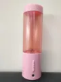 Portable electric juicer cup pink mini blender kitchen fruit juice maker 400ml usb power - Pink