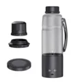 Tragbarer elektrischer Entsafter Becher, USB wiederaufladbarer Mini Obst Mixer für Küche. - Schwarz HD-12