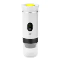 Portable Electric Coffee Maker White Wireless Fast Charging Espresso Coffee Machine - JN-02 Digital Display White