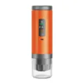 Wireless portable espresso coffee machine, rechargeable electric travel outdoor coffee maker. - Orange JN-04