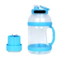 Tragbare elektrische Entsafter Flasche grosse Kapazitat Mixer Becher mit abnehmbarer Klinge - Himmelblau / Tragbare Entsafter mit großem Fassungsvermögen