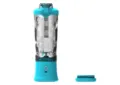 Tragbarer elektrischer Entsafter Becher kleiner Fruchtmixer USB aufladbarer Zyan Blender - Himmelblau