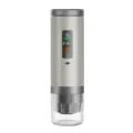 Portable wireless heating espresso capsule coffee maker, compact travel coffee machine. - Grey JN-04