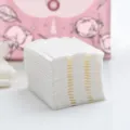 Discos de algodón blancos cuadrados y suaves para la limpieza diaria, textura delicada. - 200 Piezas