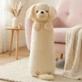 Cute golden retriever plush long pillow, soft stuffed animal body pillow for hugging and sleeping. - 60CM / Golden Retriever