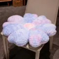 Polychromo maxilari louloudi tie-dye, peluche mako gia to grafeio kai to paidiko domatio. - Μπλε λουλούδι με επτά πέταλα